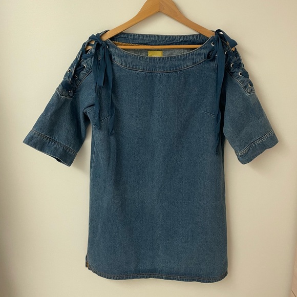 Maeve Anthropologie Mini Dress! 🩵 - Picture 6 of 8